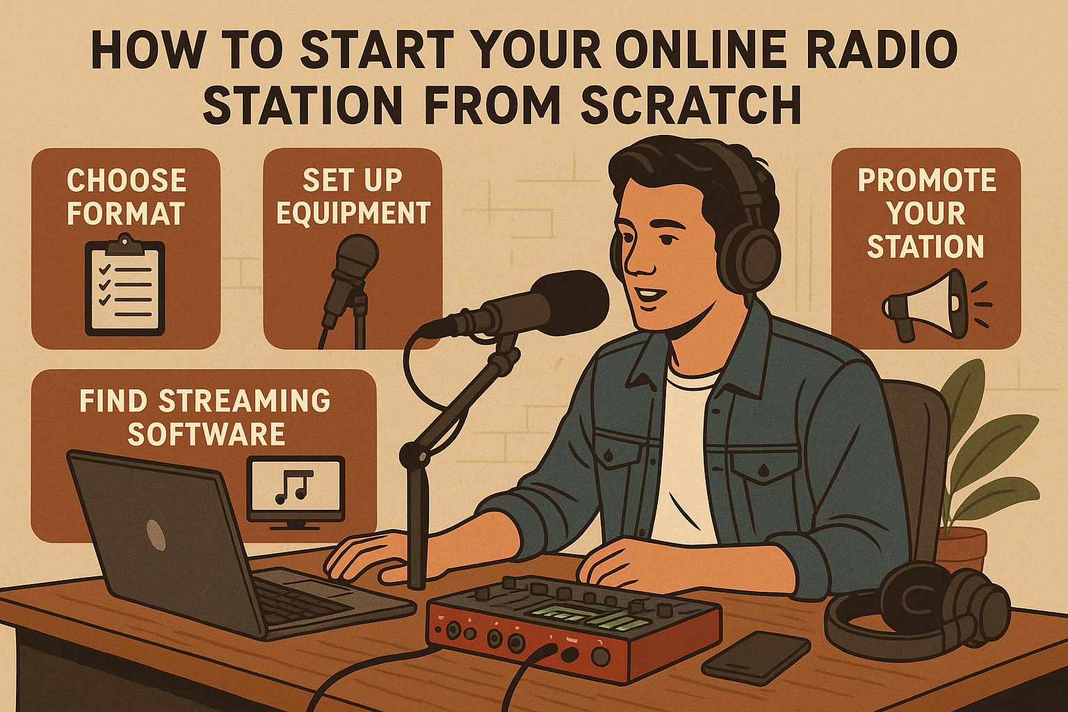 How to Start Your Online Radio Station from Scratch
