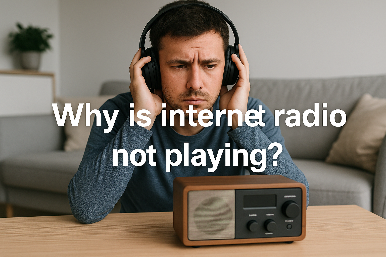 Why is internet radio not playing?